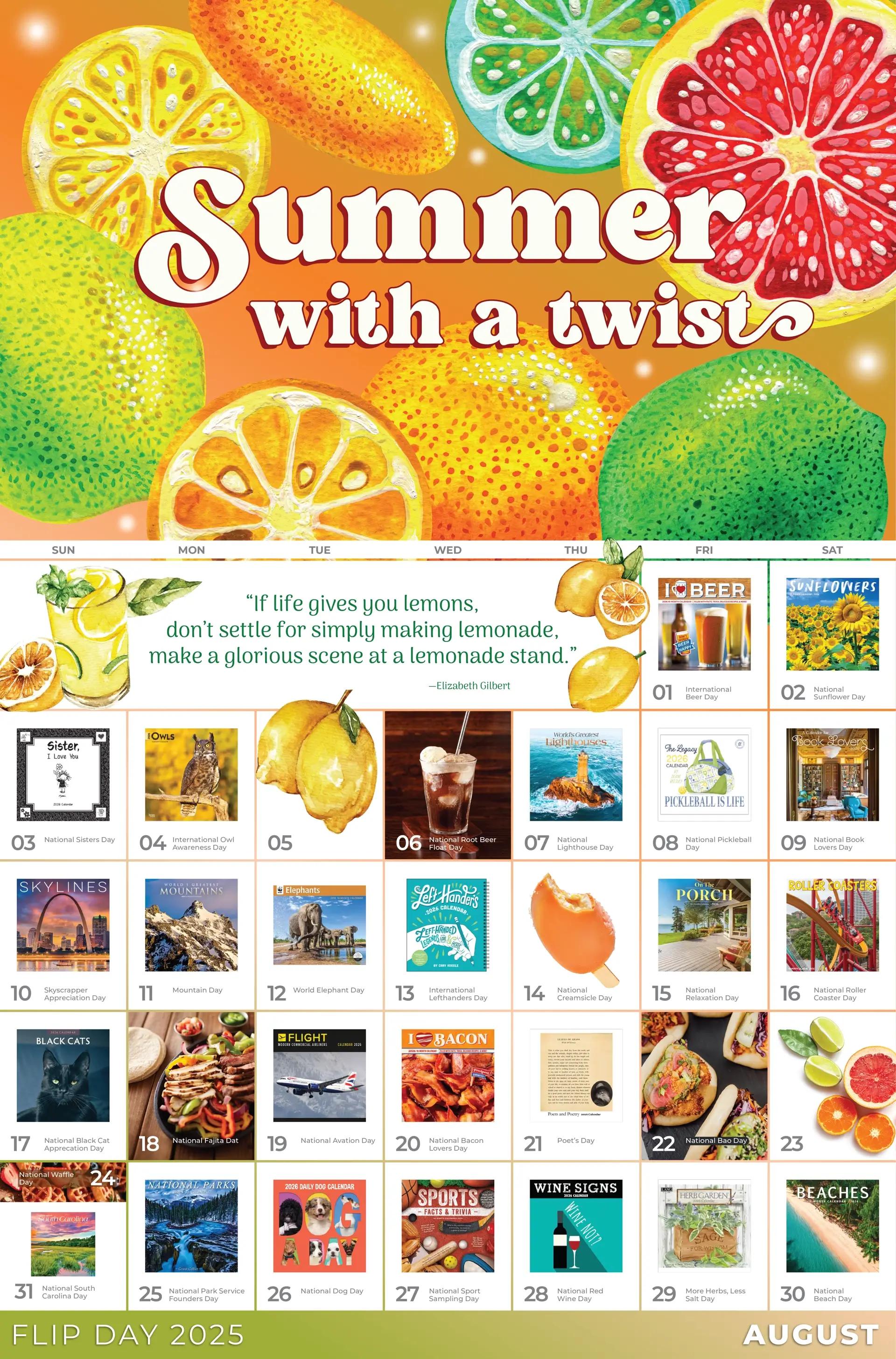 Check out what's happening for FLIP DAY at Calendars.com!