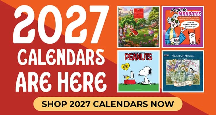 2027 Calendars Are Here. Shop 2027 wall calendars including Disney, Maxine, Peanuts, and The Simpsons.