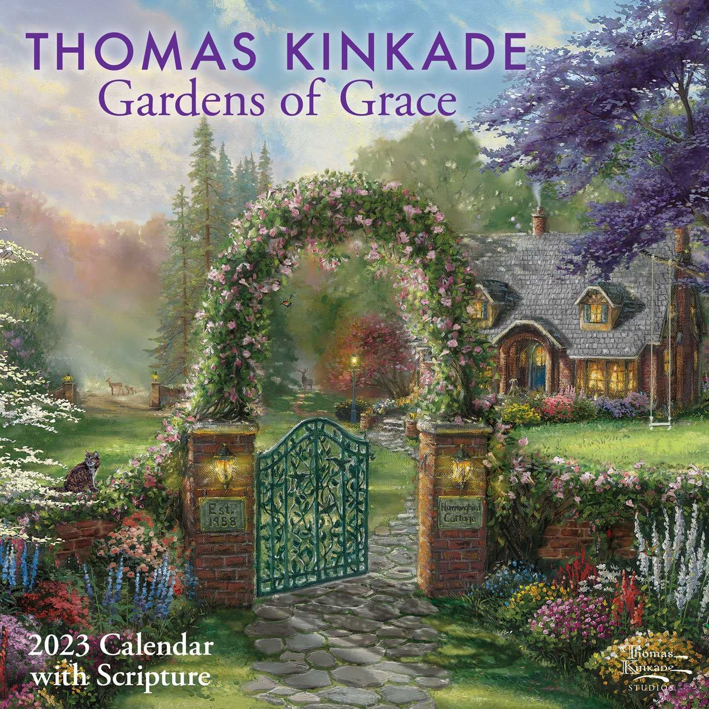 Kinkade Gardens of Grace Scripture 2023 - Calendars.com
