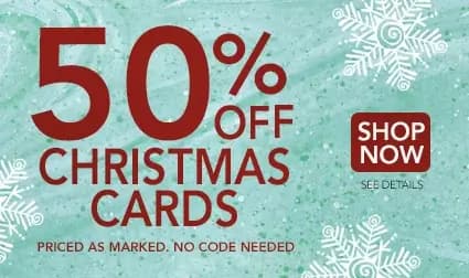 50% off Christmas Cards!
