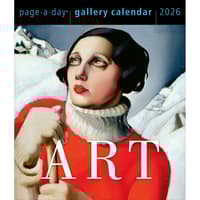 Art Gallery 2026 Desk Calendar