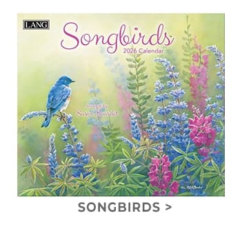 Songbirds 2026 Wall Calendar by Susan Bourdet