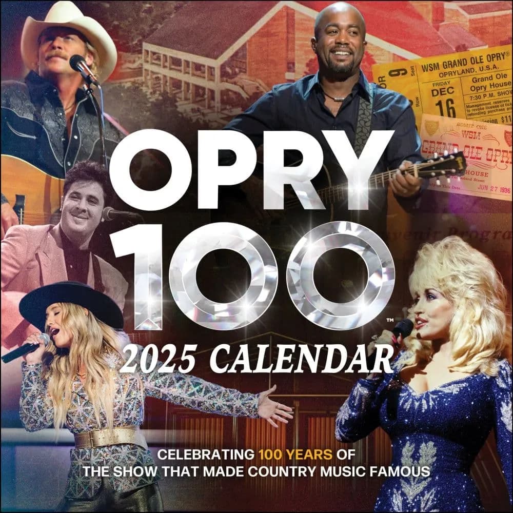 Grand Ole Opry 2025 Wall Calendar