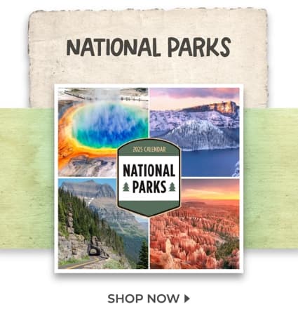 Escape into adventure with National Parks calendars. Explore breathtaking landscapes from coast to coast.