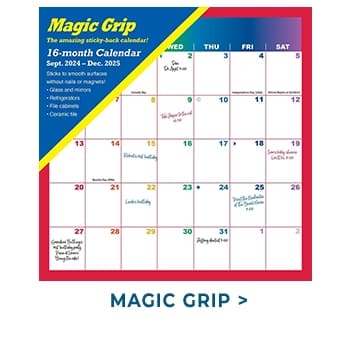 Rainbow Magic Grip 2025 Wall Calendar