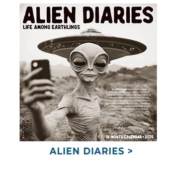 Alien Diaries 2026 Wall Calendar