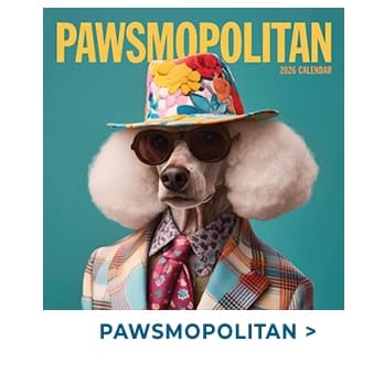 Pawsmopolitan 2026 Wall Calendar
