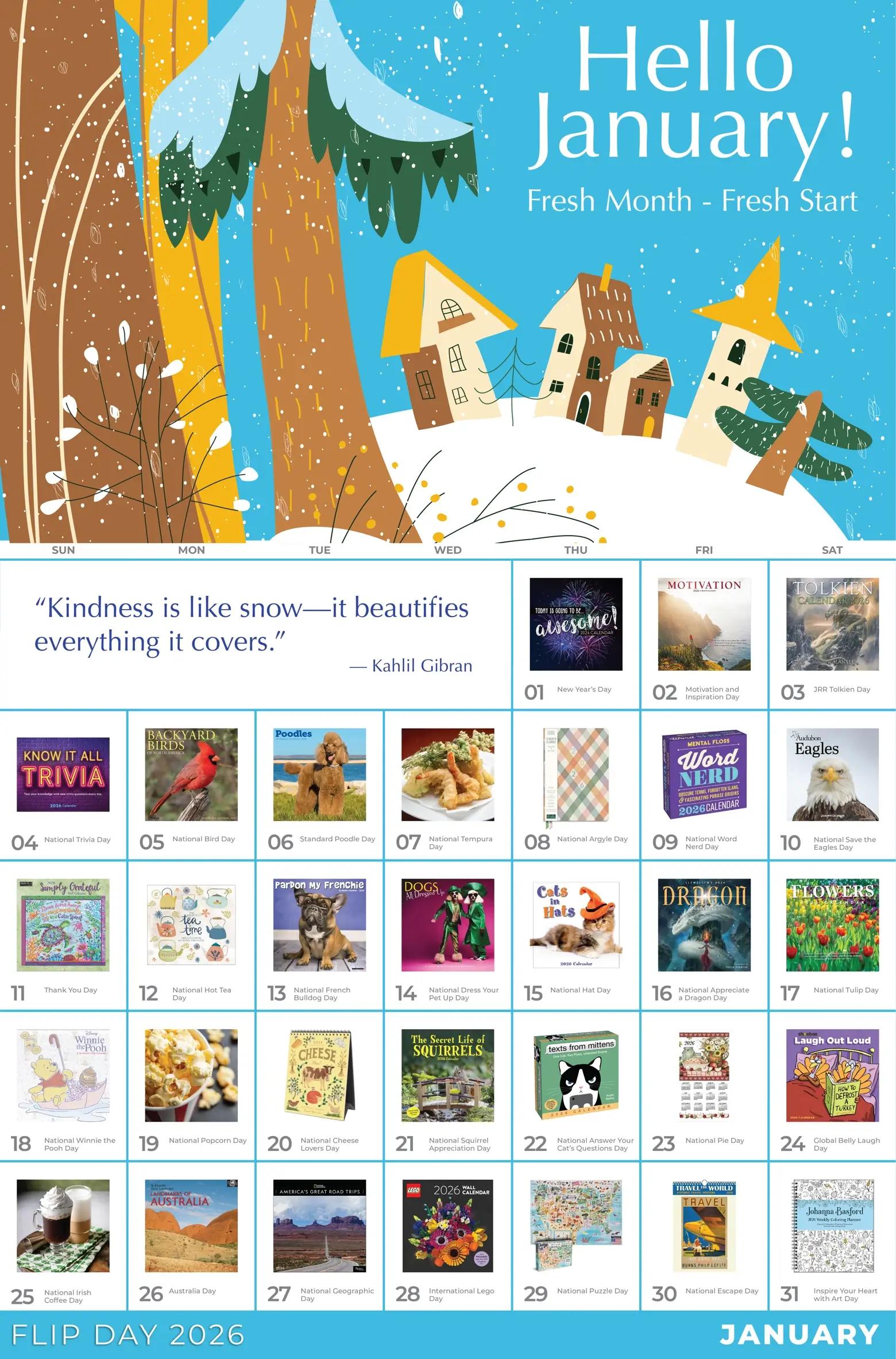 Check out what's happening for FLIP DAY at Calendars.com!