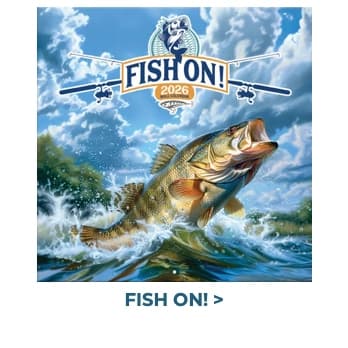 Fish On 2026 Wall Calendar cover