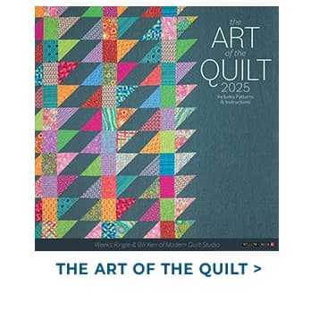 Art of Quilt 2025 Wall Calendar cover