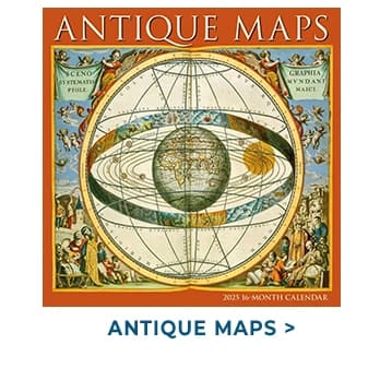 Antique Maps 2025 Wall Calendar