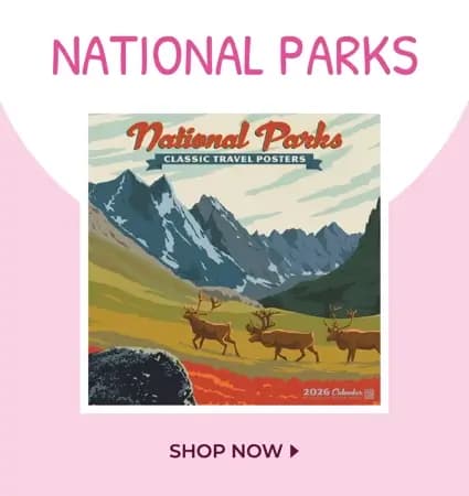 Discover National Parks calendars with breathtaking views of U.S. natural wonders and scenic landscapes