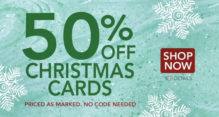50% off Christmas Cards!