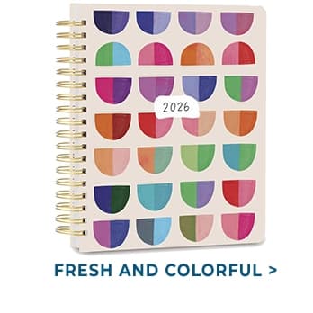 Fresh and Colorful Deluxe Hardcover 2026 Planner