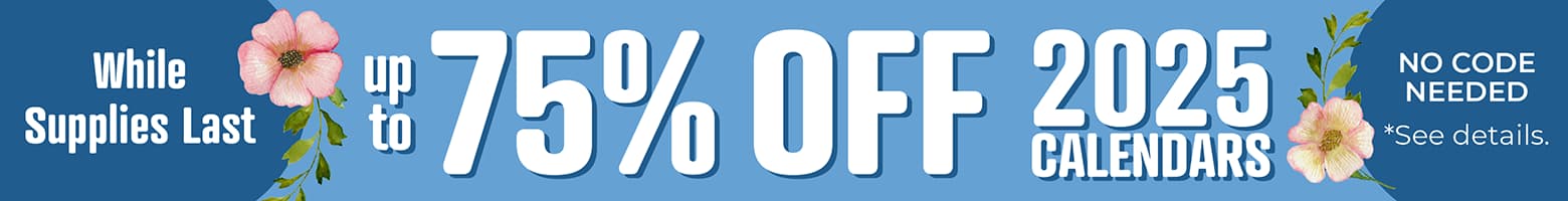 Up to 75% Off 2025 Calendars. No Code Needed.