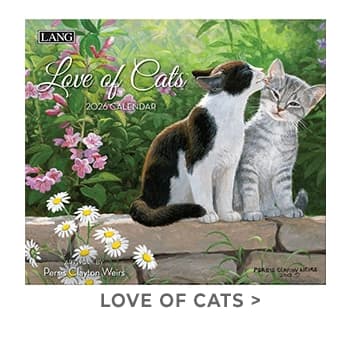 Love of Cats 2026 Wall Calendar by Persis Clayton Weirs