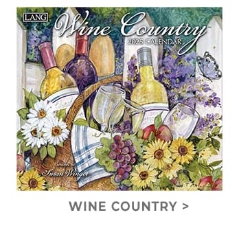 Wine Country 2025 Wall Calendar