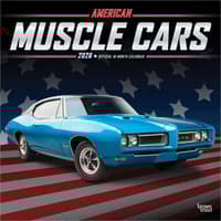 American Muscle Cars 2026 Wall Calendar