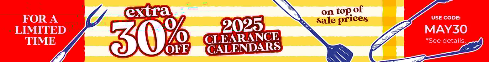 Extra 30% Off 2025 Clearance Calendars