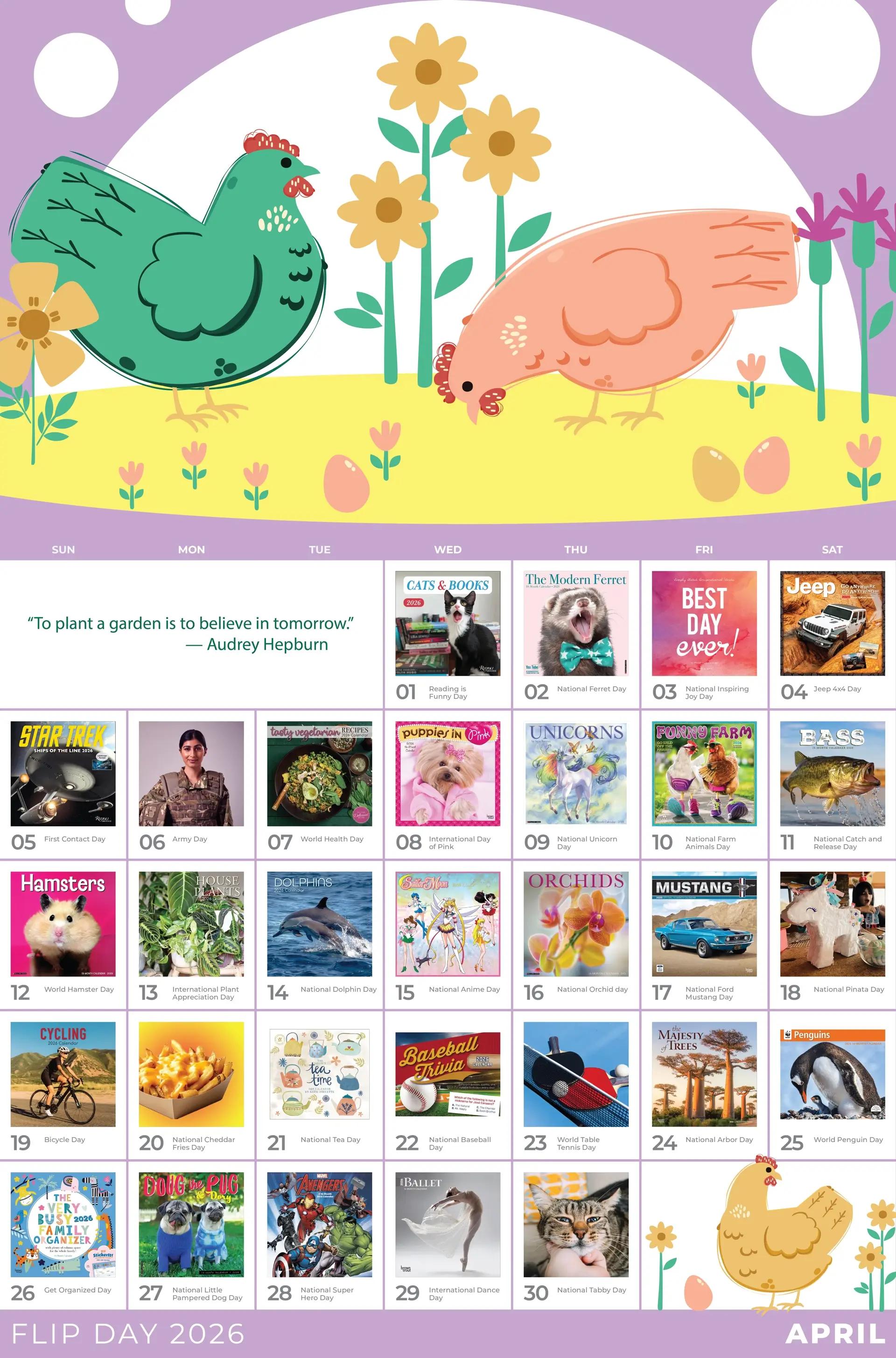 Check out what's happening for FLIP DAY at Calendars.com!