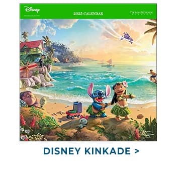 Kinkade Disney Collection 2025 Wall Calendar