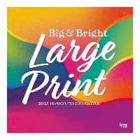 Big and Bright Large Print 2025 Wall Calendar