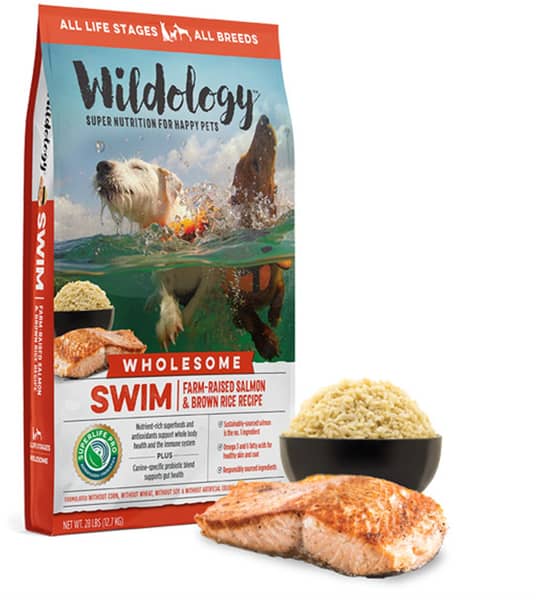 wildology dog food swim