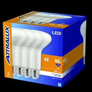 Thumbnail of the BULB LED ATTRALUX BR30 65W BRIGHT WHITE DIMMABLE 4PK