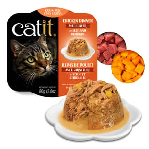 Thumbnail of the Catit Chicken Dinner Beef and Pumpkin 80g