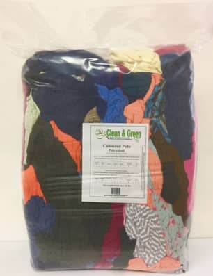 Thumbnail of the Cleancloth Polo Coloured Cloth Wiping Rags | 10 lb Pack