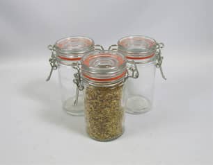 Thumbnail of the Kitchen Basics Mini Glass Clamp Jars 60Ml