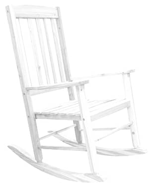 Thumbnail of the Livingscape™ Wood Rocking Chair, white