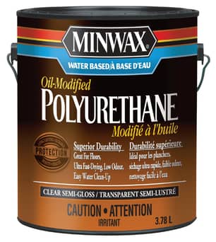 Thumbnail of the MINWAX® WATER BASED OIL-MODIFIED POLYURETHANE| SEMI-GLOSS CLEAR 3.78L