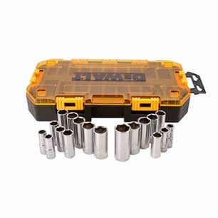 Thumbnail of the DeWalt® 3/8 in Drive Deep Combination 20 Piece Socket Set