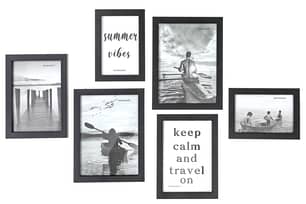 Thumbnail of the 6 Piece Gallery Frame Set (Black)