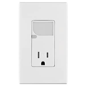Thumbnail of the Decora Combination Switch 15A Single-Pole / Single-Pole in White