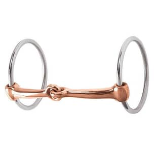Thumbnail of the Weaver Leather Stainless SteelSnaffle Bit, 5" Copper Mouth