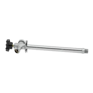 Thumbnail of the 1/2" x 3/4" Chrome Plated Non-Freeze Lawn Faucet 10"