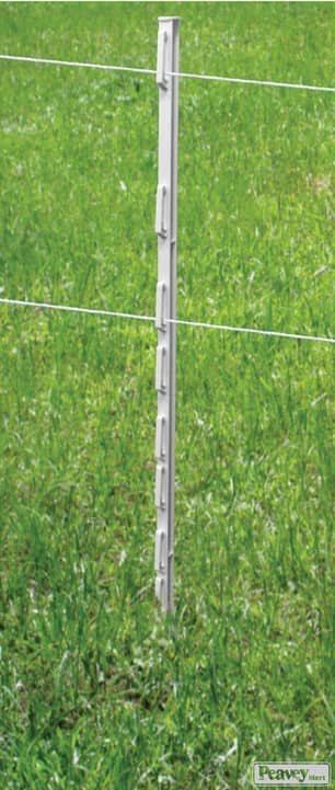 Thumbnail of the Agratronix® White Heavy Duty 48" Setp-In Fence Post