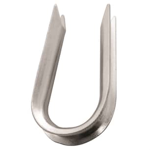 Thumbnail of the WIRE ROPE THIMBLE 1/4" PKG - STAINLESS STEEL