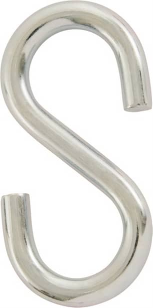 Thumbnail of the 1/8" ZINC "S" HOOK