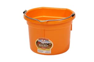 Thumbnail of the 8 Qt Flatback Plastic Bucket Orange
