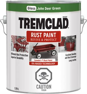 Thumbnail of the Tremclad Rust Paint John Deere Green 3.78L