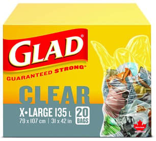 Thumbnail of the Glad X-Large Clear Garden Bags 20pk 31\X43\" 78"