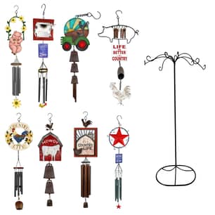 Thumbnail of the Country Life Windchimes - Assorted Display of 8