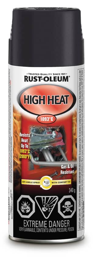 Thumbnail of the Rust-Oleum® Auto Paint High Heat Flat Black 340g