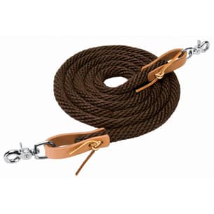 Thumbnail of the Reins Poly Roper 5/8X8ft Brown