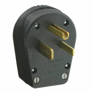 Thumbnail of the Angle Plug 30/50 Amp 250V NEMA 6-30P/6-50P 2P 3W Commercial Grade in Black