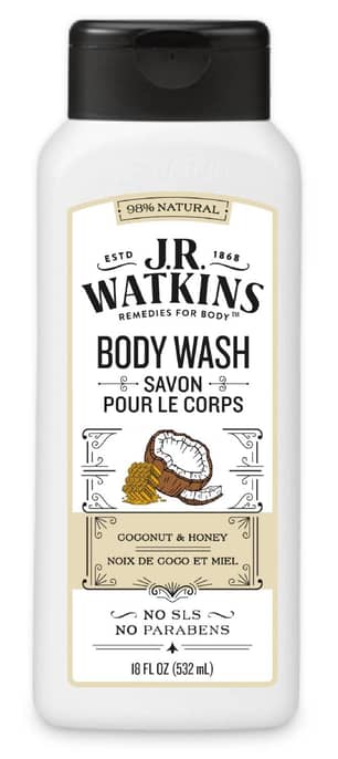 Thumbnail of the J. R. Watkins Coconut and Honey Body Wash 18oz