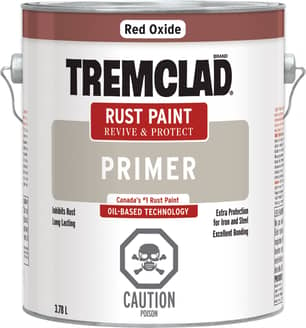 Thumbnail of the Tremclad Rust Primer Red Oxide 3.78L